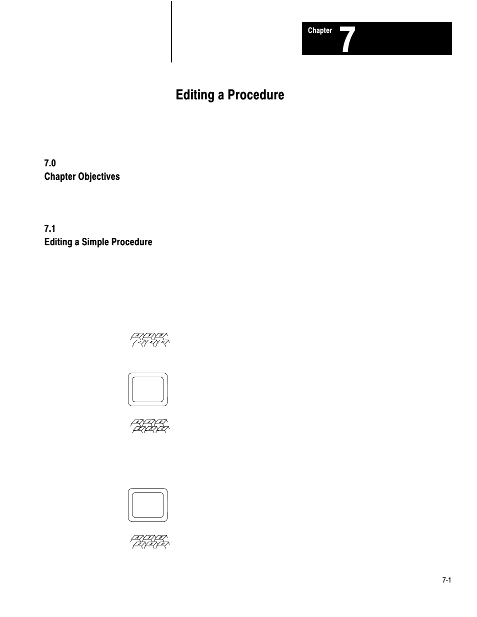 7 - editing a procedure, Editing a procedure | Rockwell Automation 1775-S4B,D17756.5.3 User Manual SCANNER/MSG HND User Manual | Page 53 / 167