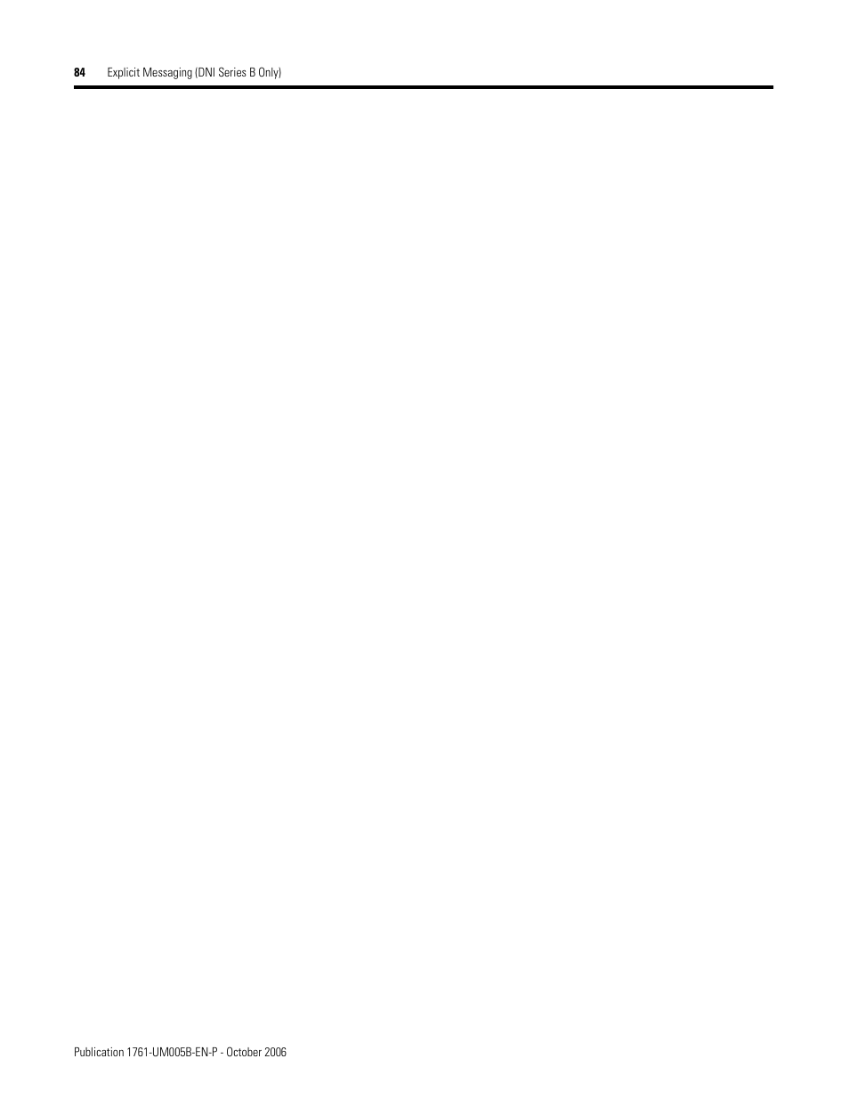 Rockwell Automation 1761-NET-DNI DeviceNet Interface (DNI) User Manual | Page 84 / 100