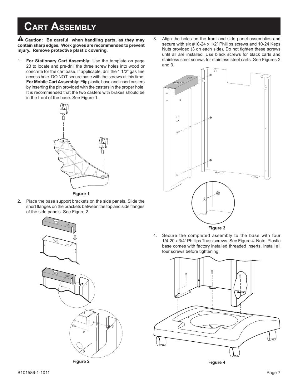 Ssembly | Broilmaster BL48G-1 User Manual | Page 7 / 20