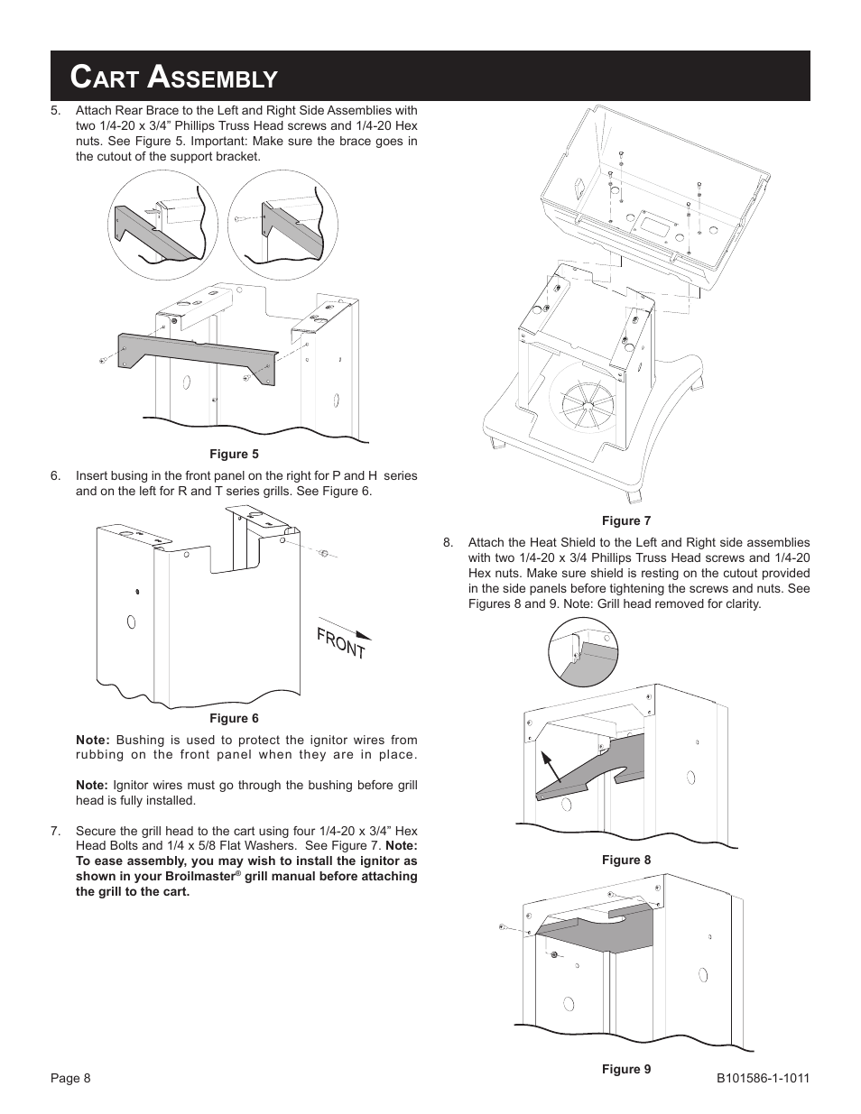 Ssembly | Broilmaster BL48G-1 User Manual | Page 8 / 20