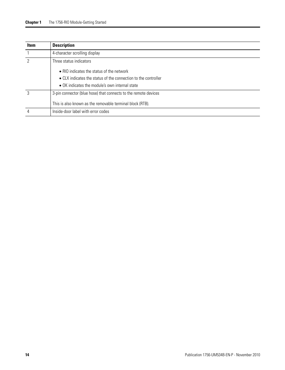 Rockwell Automation 1756-RIO ControlLogix Remote I/O Communication Interface Module User Manual User Manual | Page 14 / 176