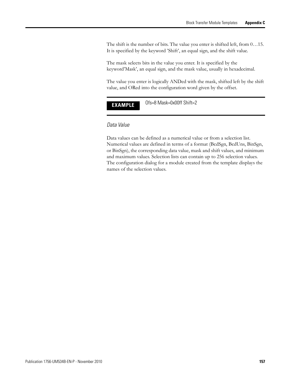 Rockwell Automation 1756-RIO ControlLogix Remote I/O Communication Interface Module User Manual User Manual | Page 157 / 176