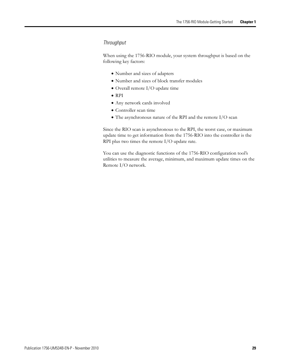 Rockwell Automation 1756-RIO ControlLogix Remote I/O Communication Interface Module User Manual User Manual | Page 29 / 176