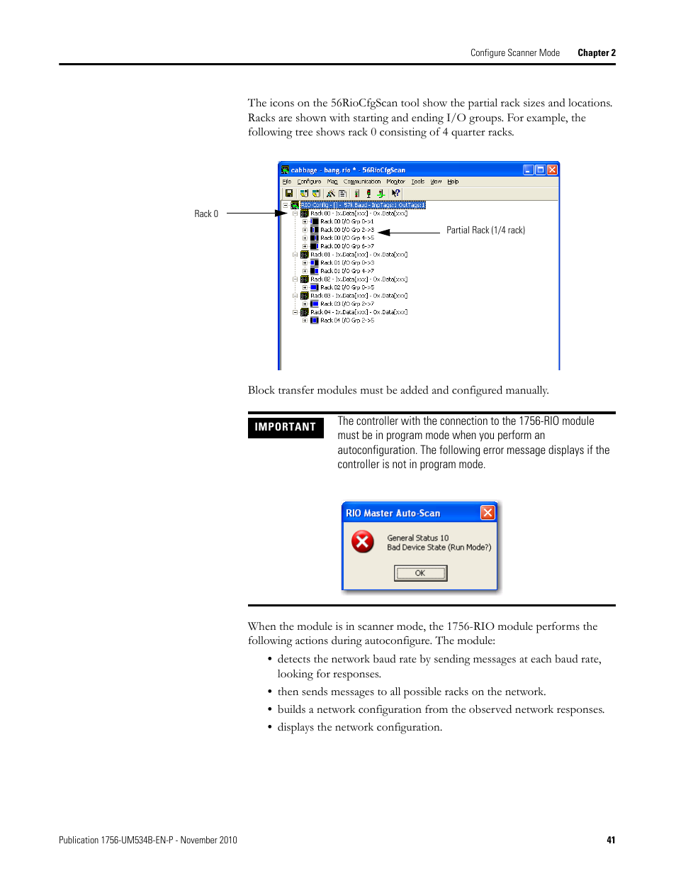 Rockwell Automation 1756-RIO ControlLogix Remote I/O Communication Interface Module User Manual User Manual | Page 41 / 176