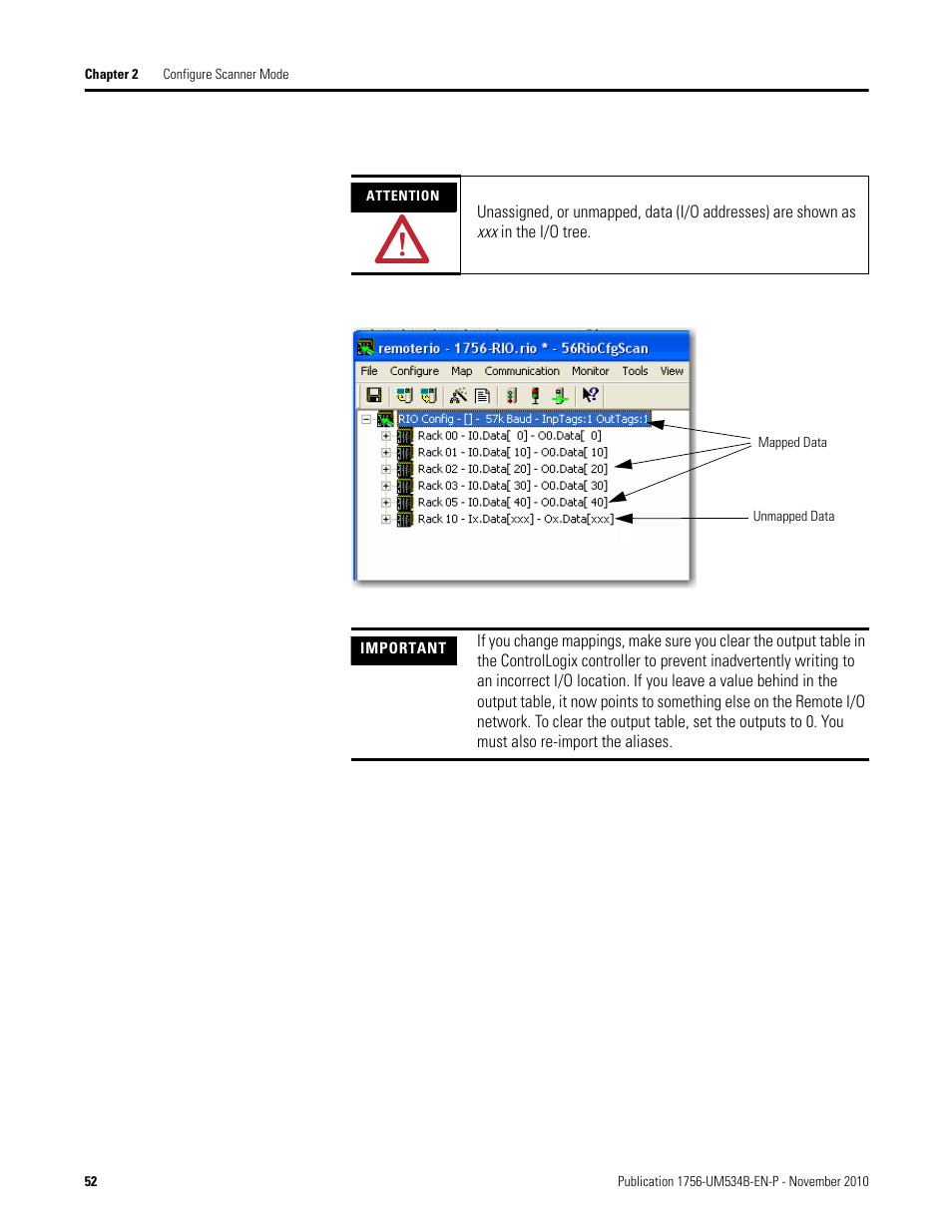 Rockwell Automation 1756-RIO ControlLogix Remote I/O Communication Interface Module User Manual User Manual | Page 52 / 176