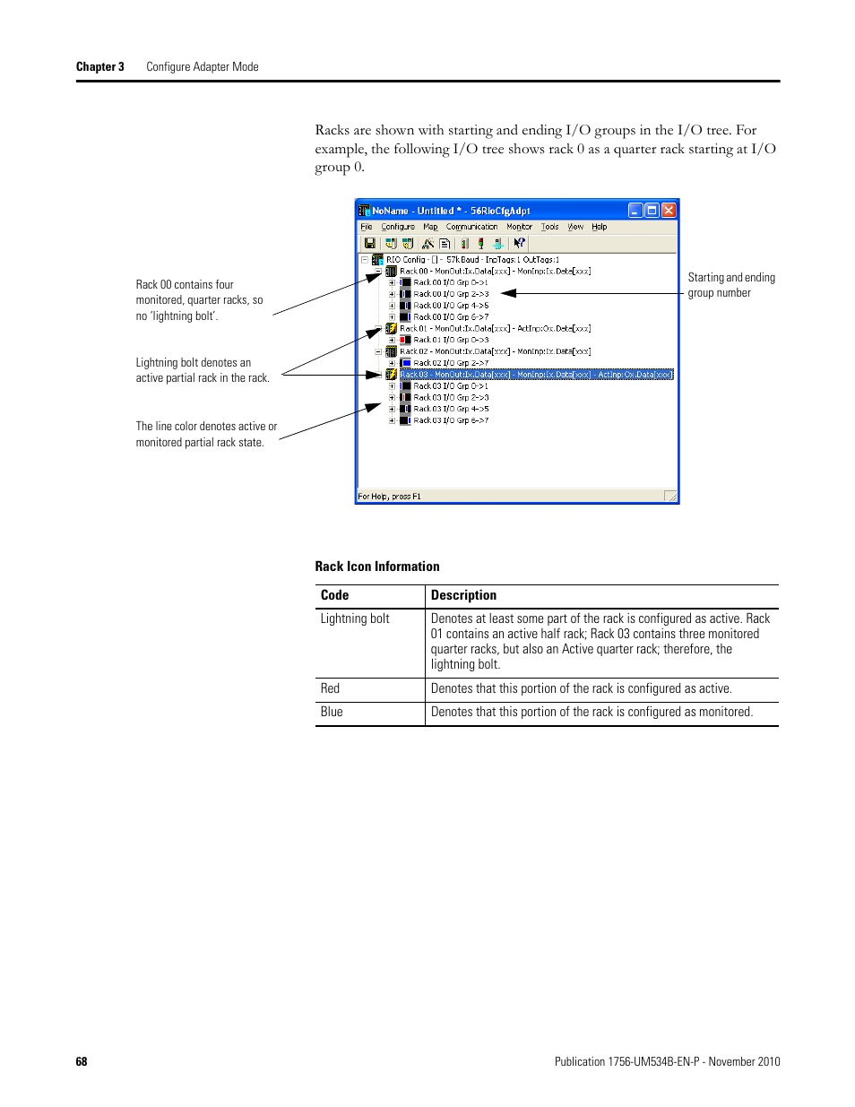 Rockwell Automation 1756-RIO ControlLogix Remote I/O Communication Interface Module User Manual User Manual | Page 68 / 176