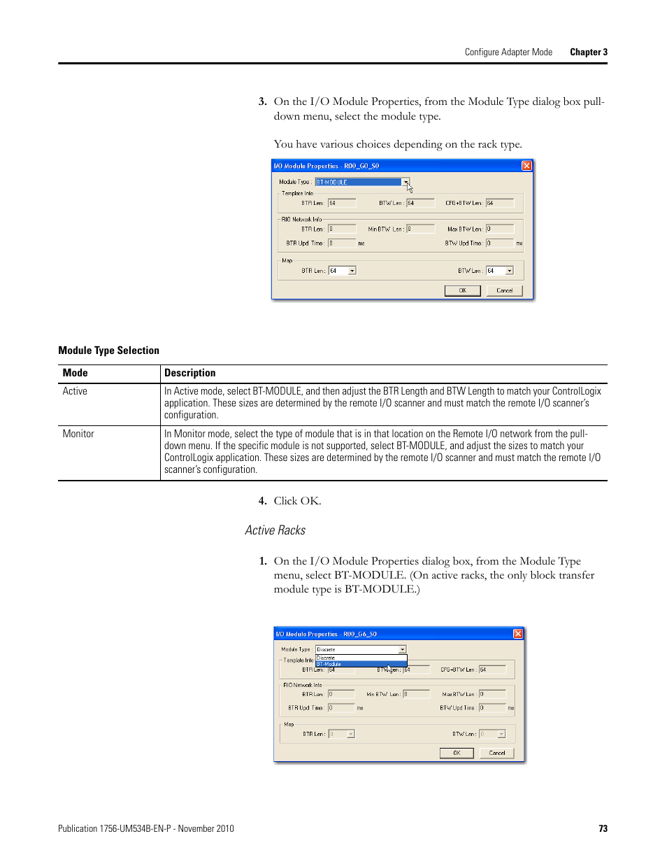 Rockwell Automation 1756-RIO ControlLogix Remote I/O Communication Interface Module User Manual User Manual | Page 73 / 176