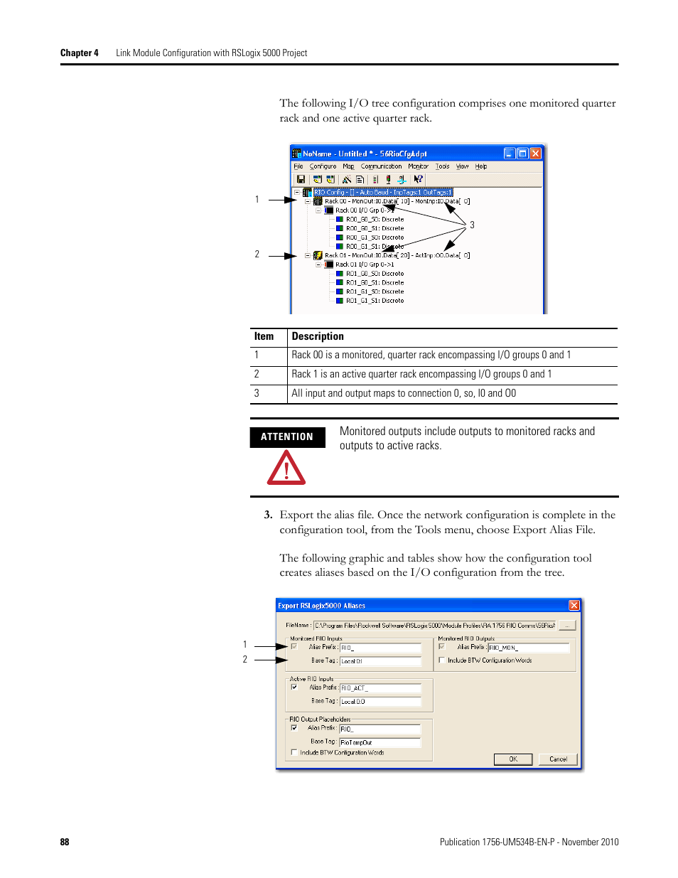 Rockwell Automation 1756-RIO ControlLogix Remote I/O Communication Interface Module User Manual User Manual | Page 88 / 176