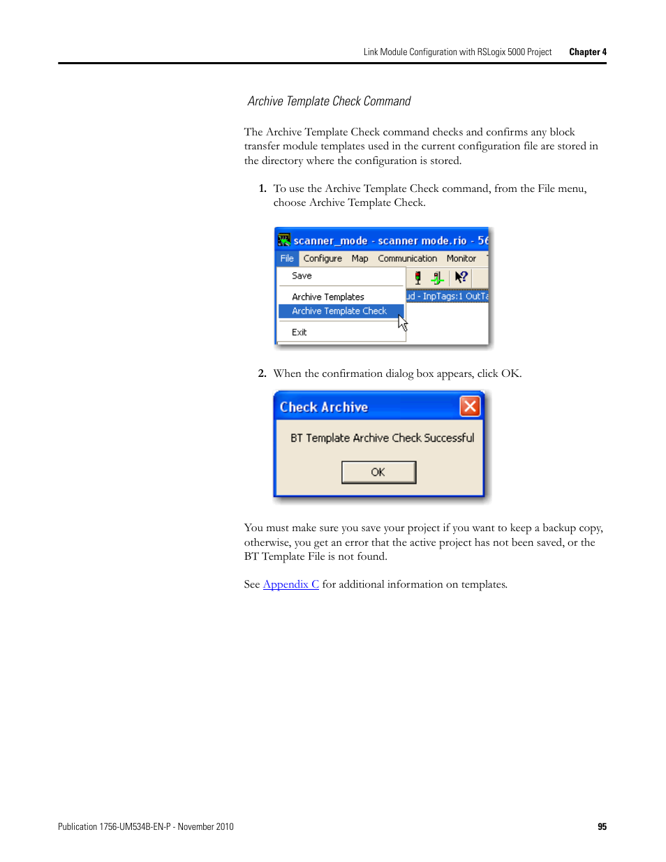 Rockwell Automation 1756-RIO ControlLogix Remote I/O Communication Interface Module User Manual User Manual | Page 95 / 176