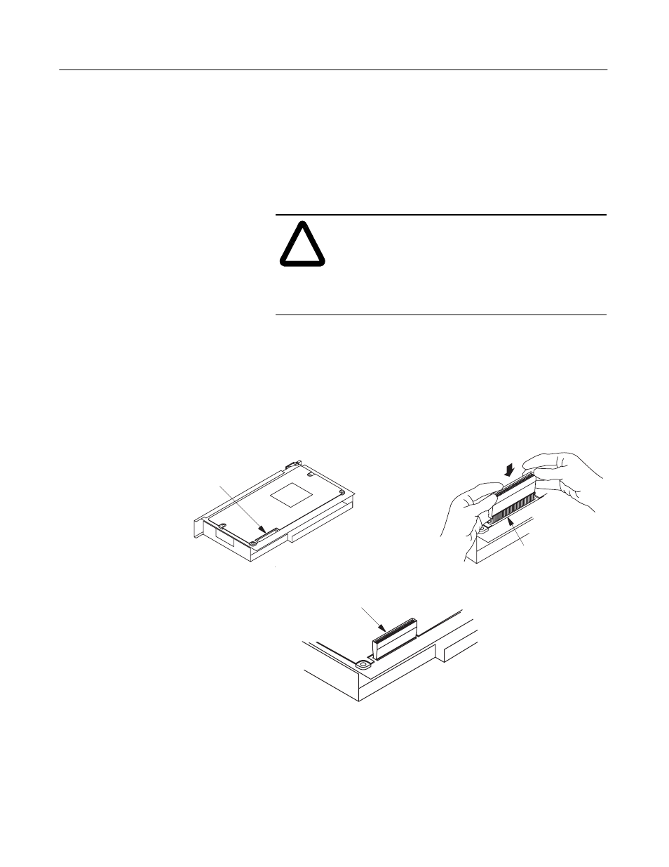 Installing the interface module | Rockwell Automation 1785-ENET USER MANUAL PLC-5 ETHERNET INTERFACE User Manual | Page 21 / 54