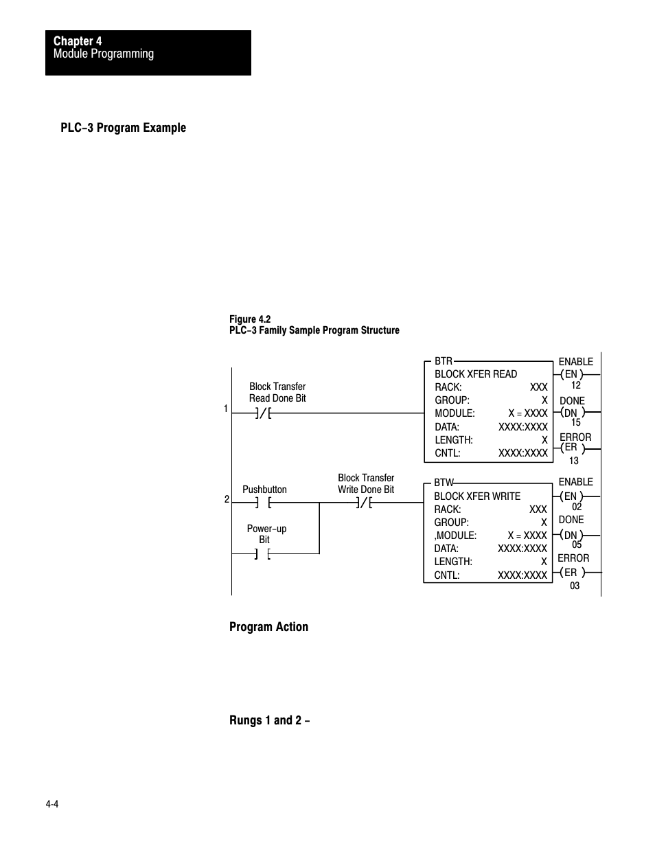 Plc-3 program example | Rockwell Automation 1771-IR , D17716.5.76 RTD INPUT MODULE User Manual | Page 21 / 68