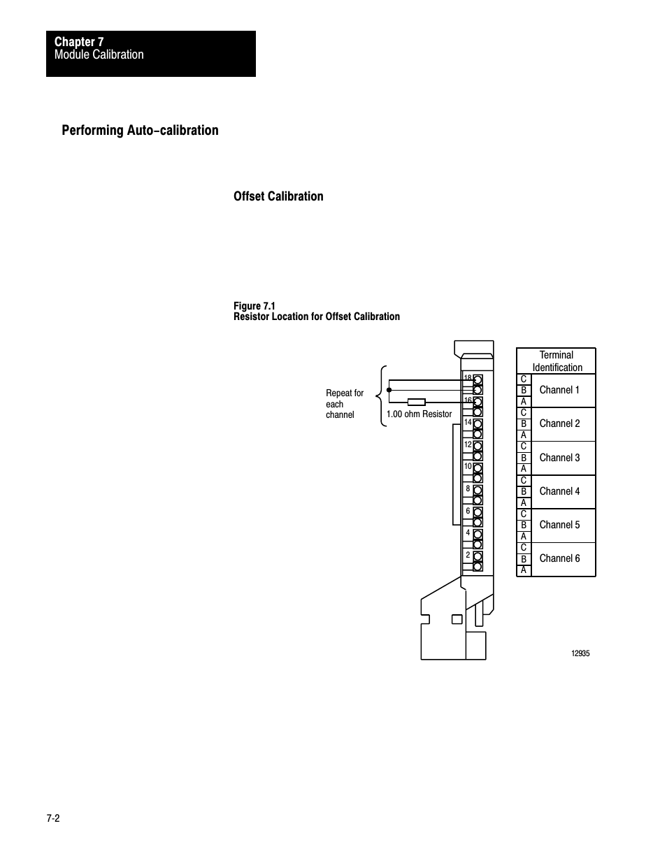 Performing auto-calibration | Rockwell Automation 1771-IR , D17716.5.76 RTD INPUT MODULE User Manual | Page 35 / 68