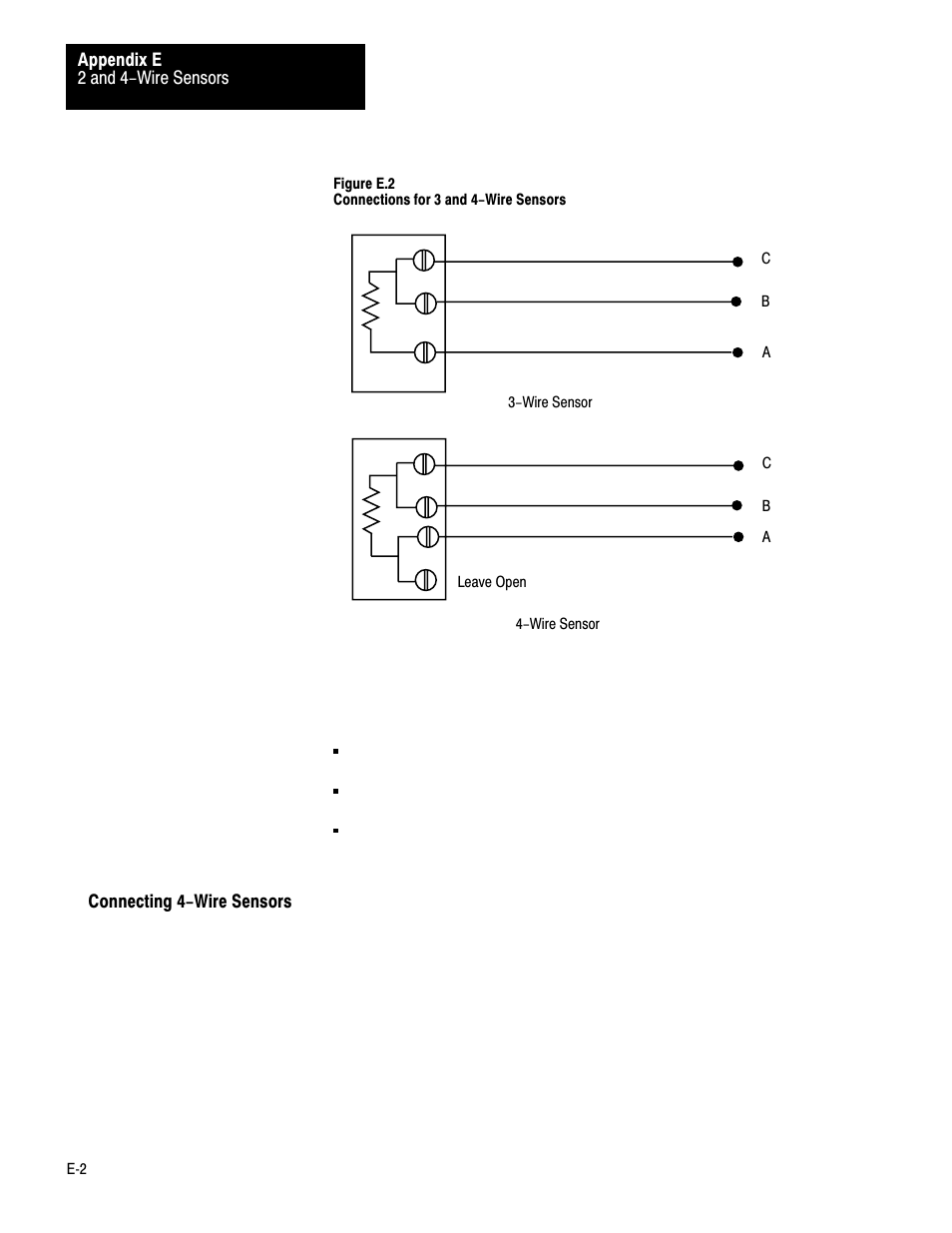 Connecting 4-wire sensors | Rockwell Automation 1771-IR , D17716.5.76 RTD INPUT MODULE User Manual | Page 61 / 68
