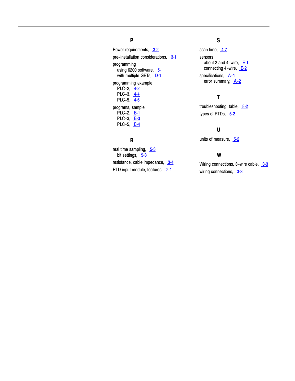 Rockwell Automation 1771-IR , D17716.5.76 RTD INPUT MODULE User Manual | Page 67 / 68