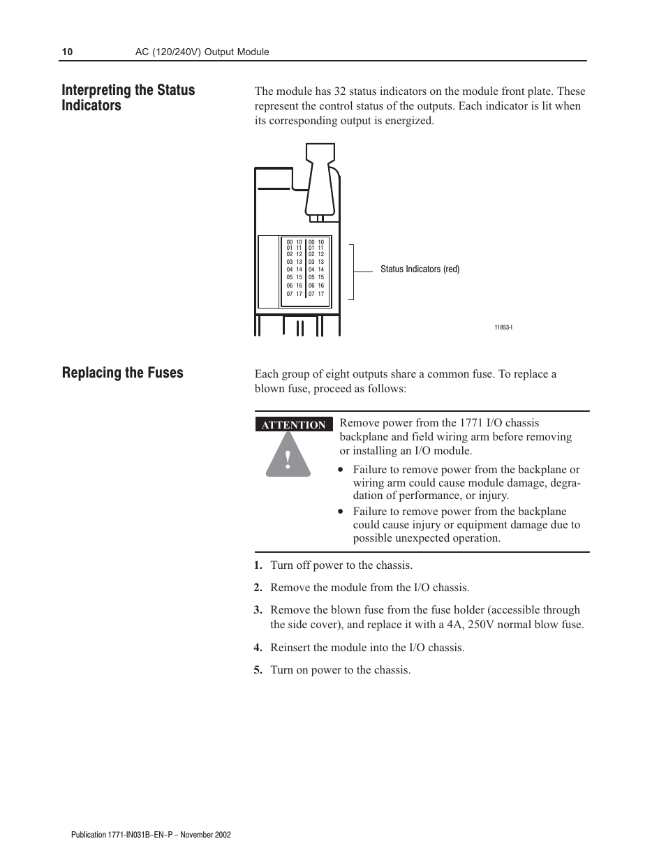 Rockwell Automation 1771-OAN Installation Instructions User Manual | Page 10 / 12