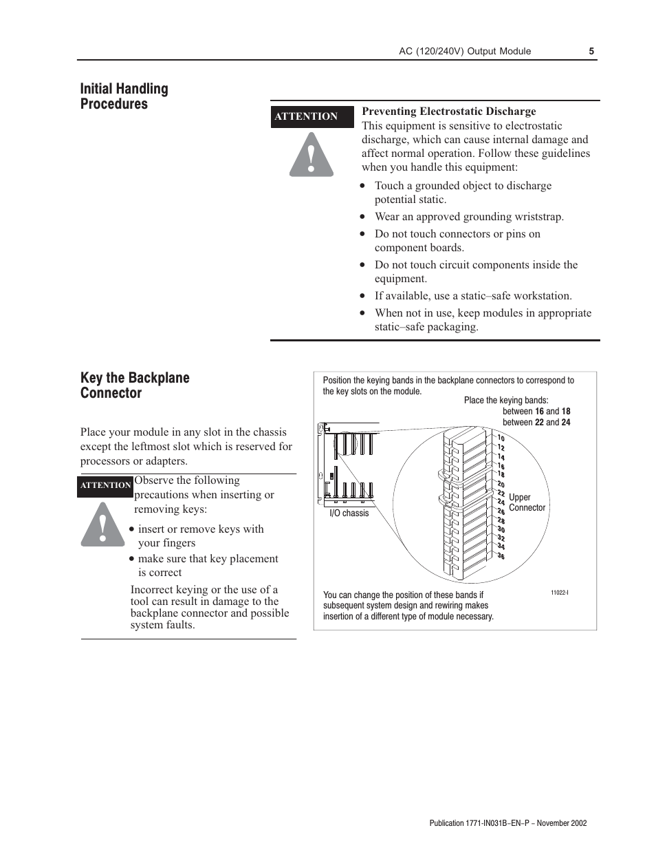 Rockwell Automation 1771-OAN Installation Instructions User Manual | Page 5 / 12