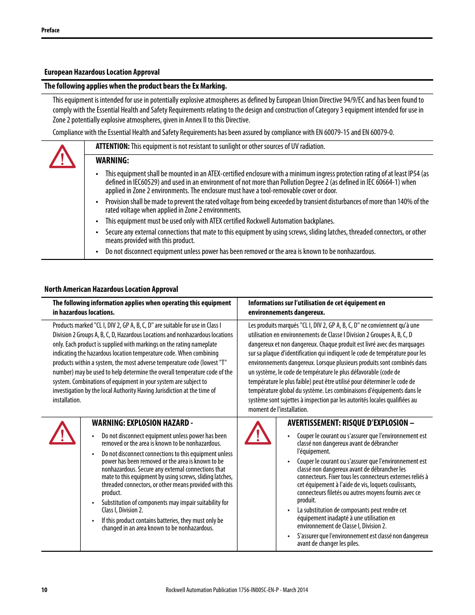 Rockwell Automation 1756-xxxx ControlLogix Chassis and Power Supplies Installation Instructions User Manual | Page 10 / 60