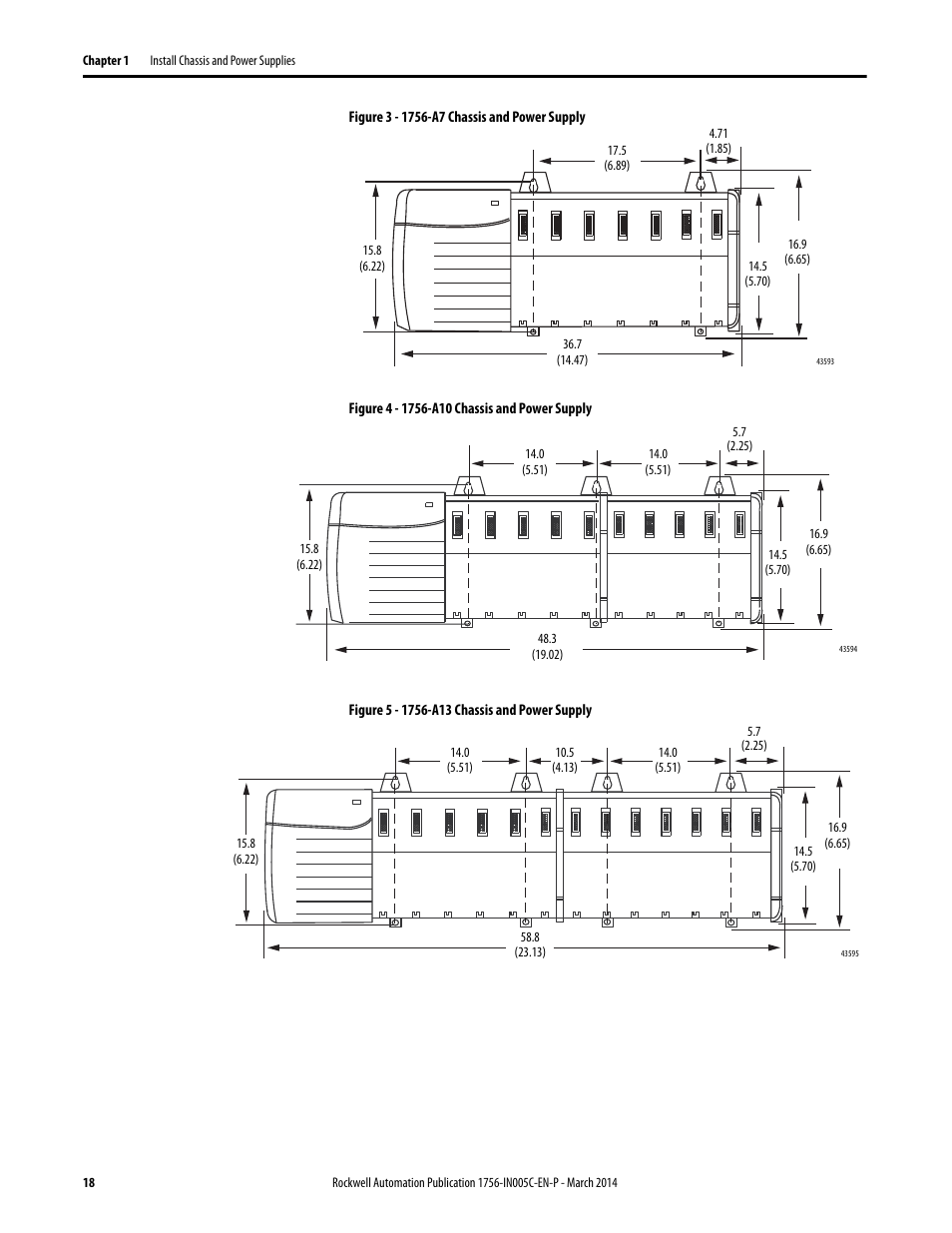 Rockwell Automation 1756-xxxx ControlLogix Chassis and Power Supplies Installation Instructions User Manual | Page 18 / 60