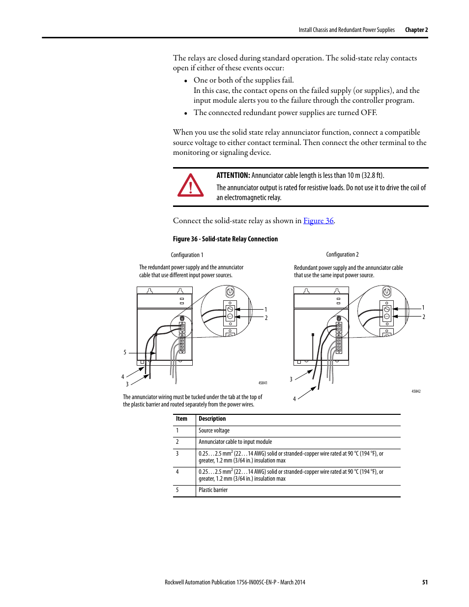 Rockwell Automation 1756-xxxx ControlLogix Chassis and Power Supplies Installation Instructions User Manual | Page 51 / 60