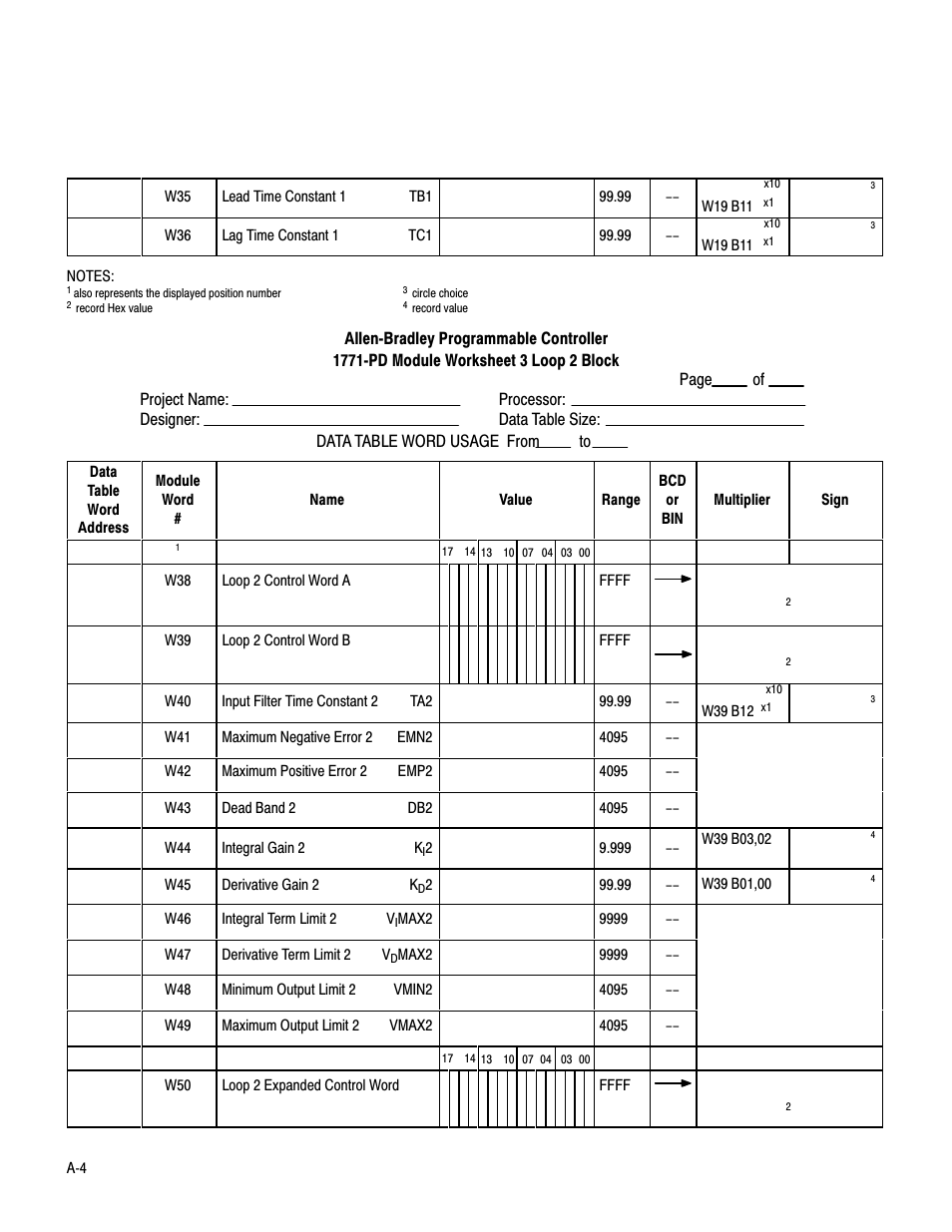 Rockwell Automation 1771-PD PID MODULE (+DU) User Manual | Page 156 / 242