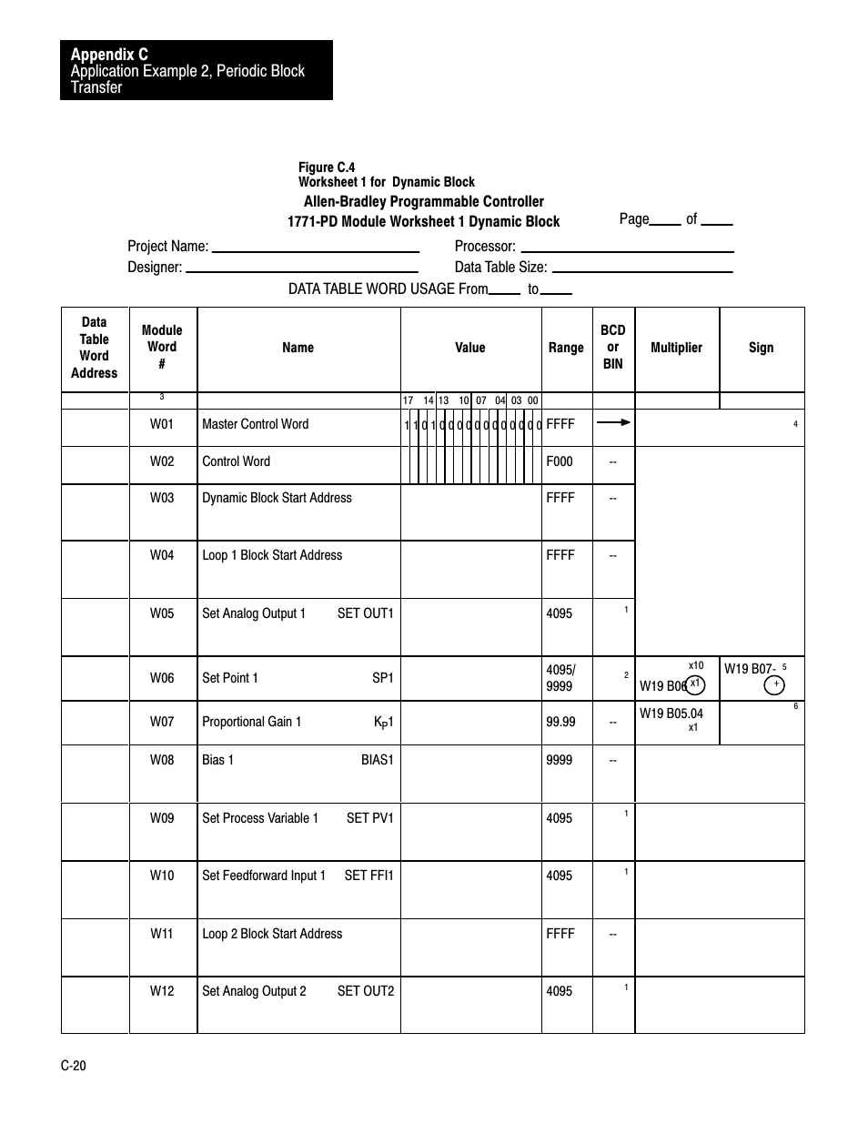 Rockwell Automation 1771-PD PID MODULE (+DU) User Manual | Page 204 / 242