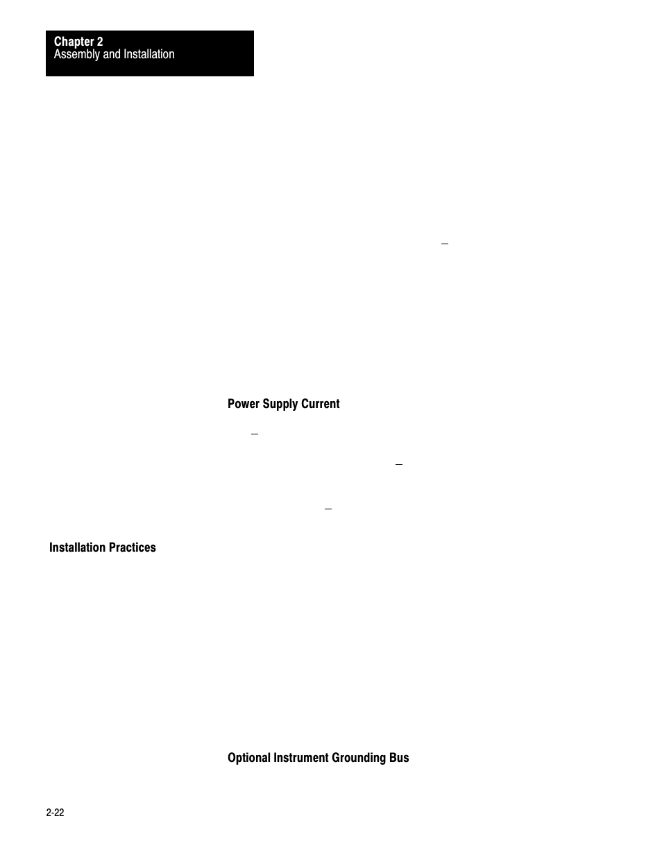 Installation practices, 2ć22 | Rockwell Automation 1771-PD PID MODULE (+DU) User Manual | Page 35 / 242