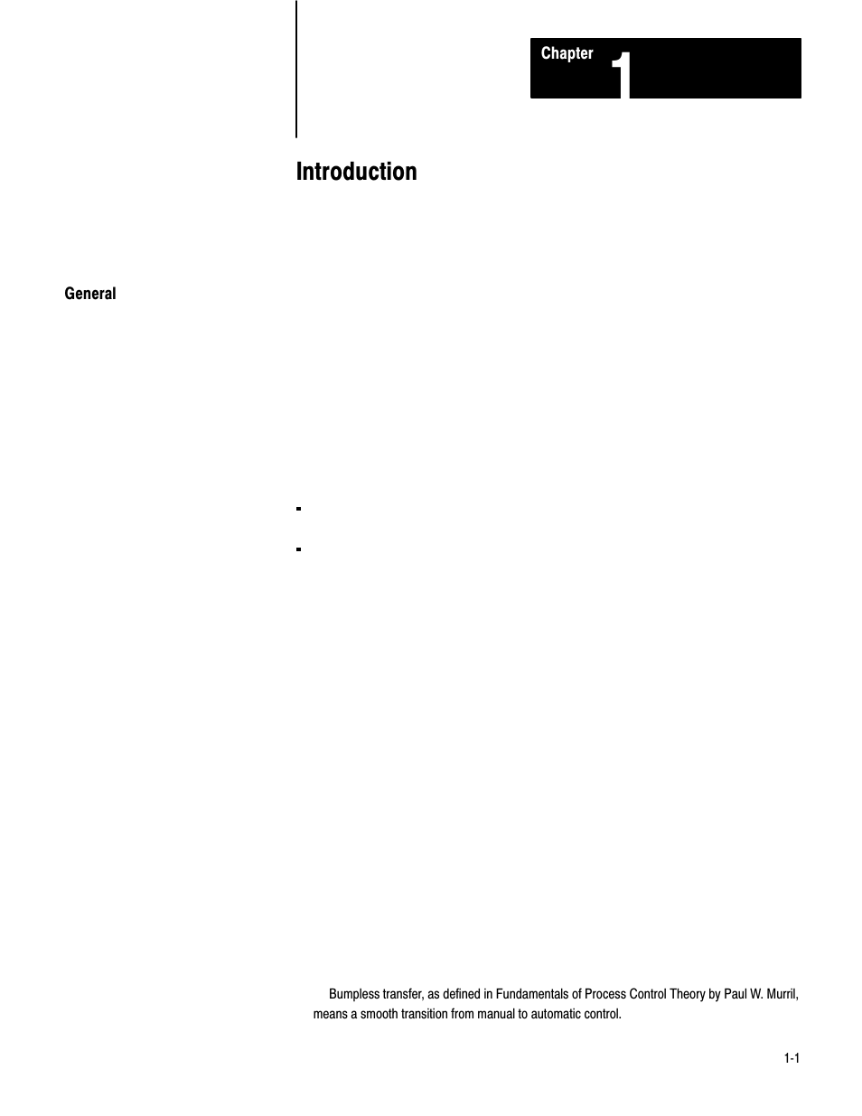 1 - introduction, General, Introduction | Rockwell Automation 1771-PD PID MODULE (+DU) User Manual | Page 4 / 242
