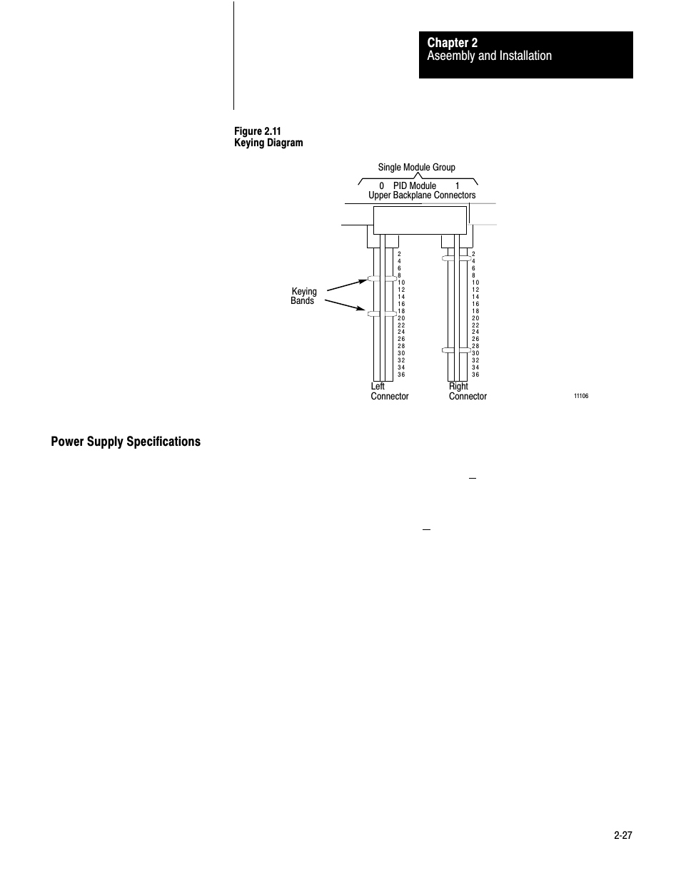 2ć27, Aseembly and installation chapter 2 | Rockwell Automation 1771-PD PID MODULE (+DU) User Manual | Page 40 / 242