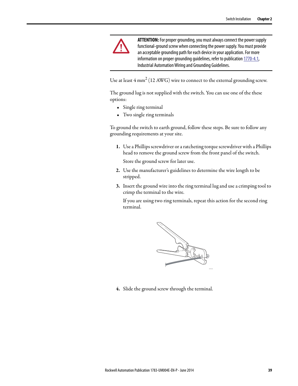 Rockwell Automation 1783-BMxxx Stratix 5700 Ethernet Managed Switches User Manual User Manual | Page 39 / 294