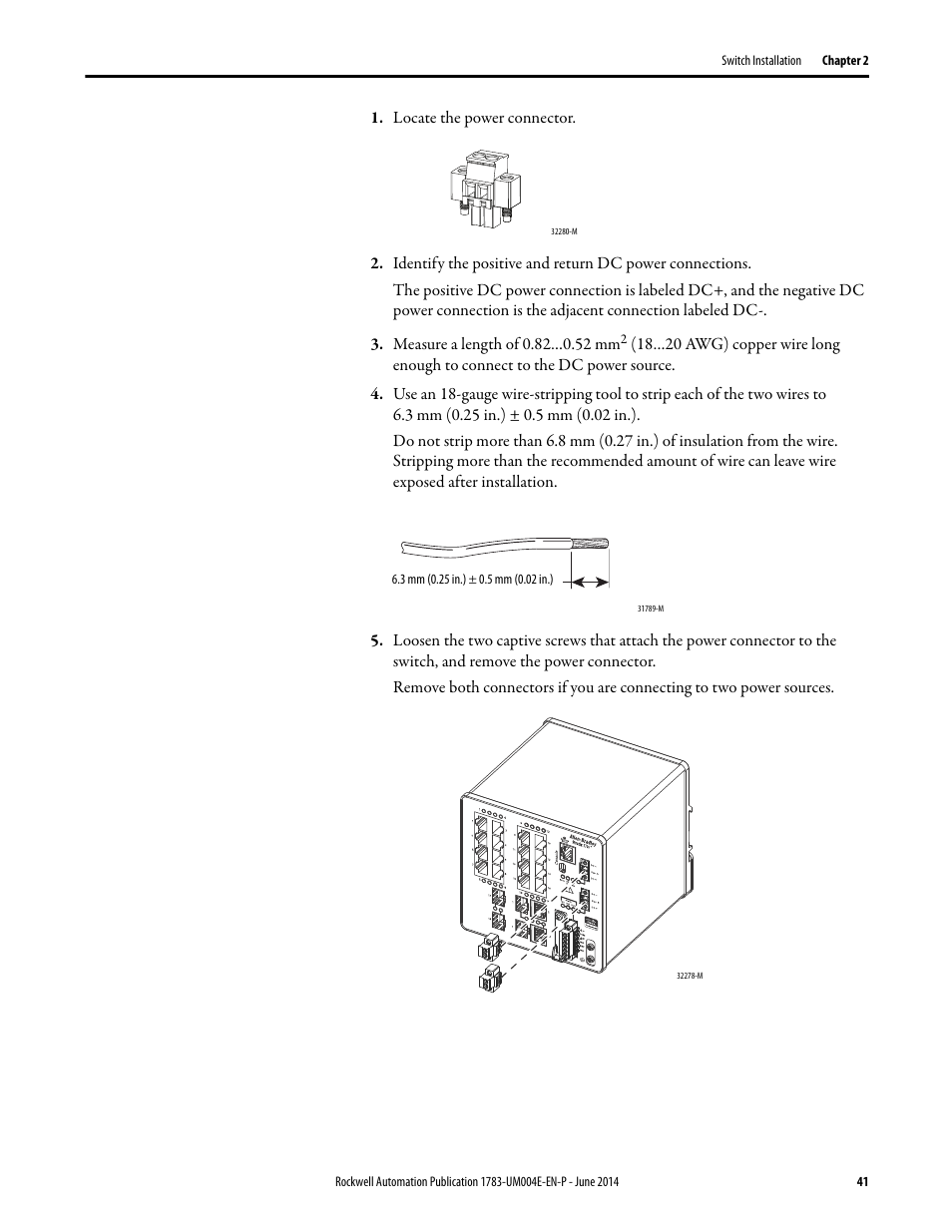 Rockwell Automation 1783-BMxxx Stratix 5700 Ethernet Managed Switches User Manual User Manual | Page 41 / 294