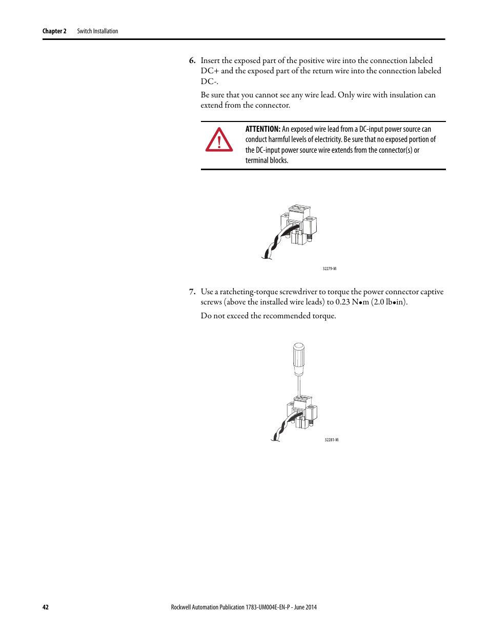 Rockwell Automation 1783-BMxxx Stratix 5700 Ethernet Managed Switches User Manual User Manual | Page 42 / 294