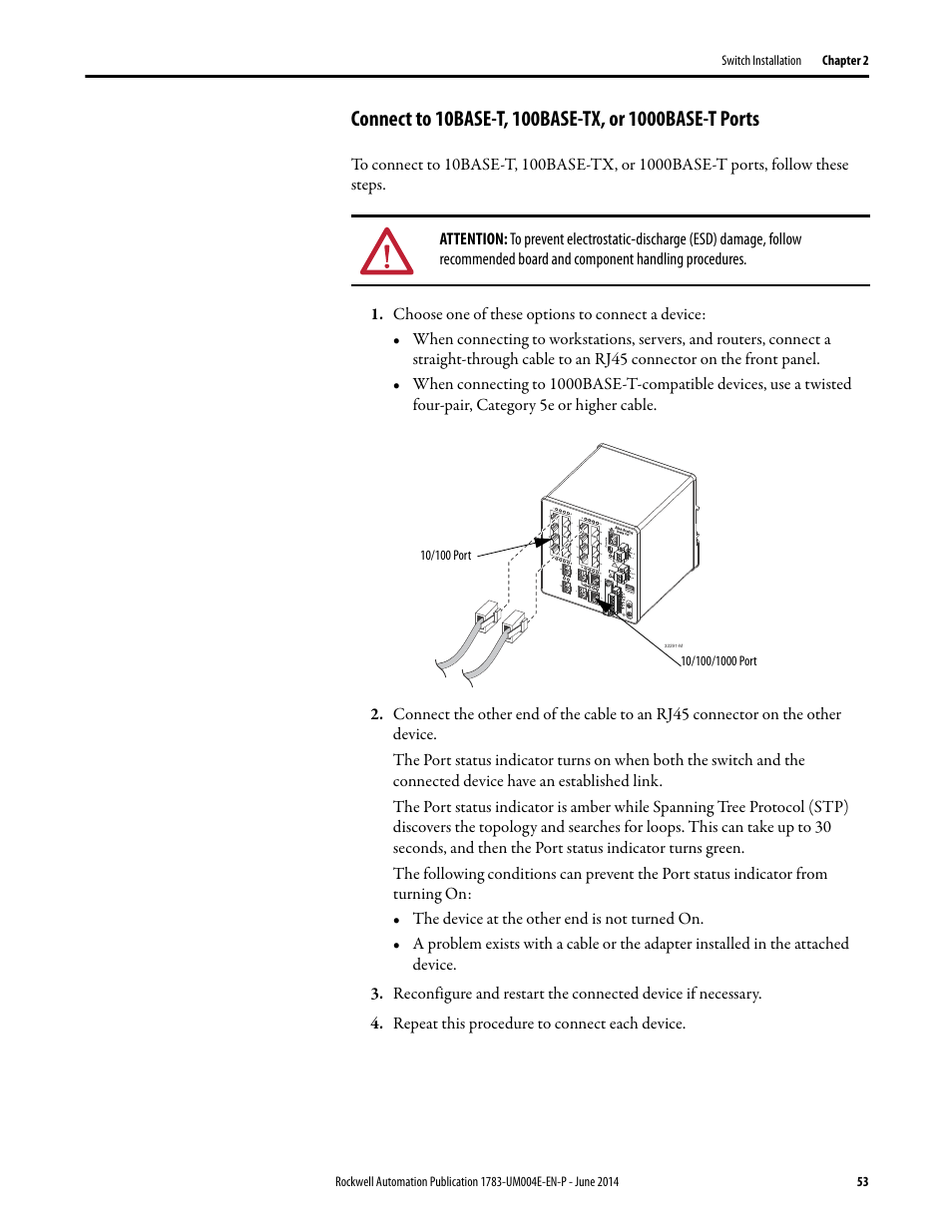 Rockwell Automation 1783-BMxxx Stratix 5700 Ethernet Managed Switches User Manual User Manual | Page 53 / 294