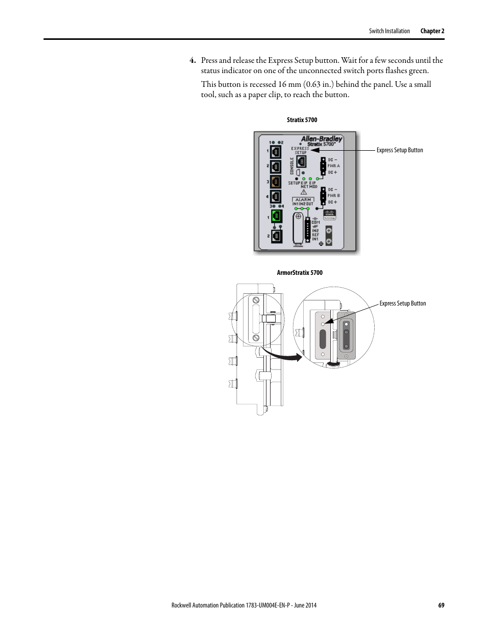 Rockwell Automation 1783-BMxxx Stratix 5700 Ethernet Managed Switches User Manual User Manual | Page 69 / 294