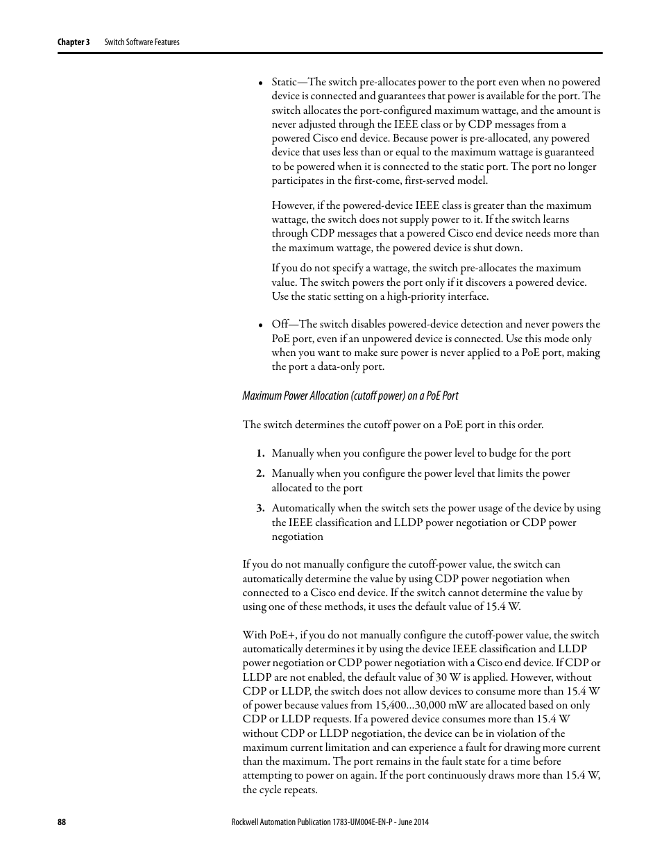 Rockwell Automation 1783-BMxxx Stratix 5700 Ethernet Managed Switches User Manual User Manual | Page 88 / 294