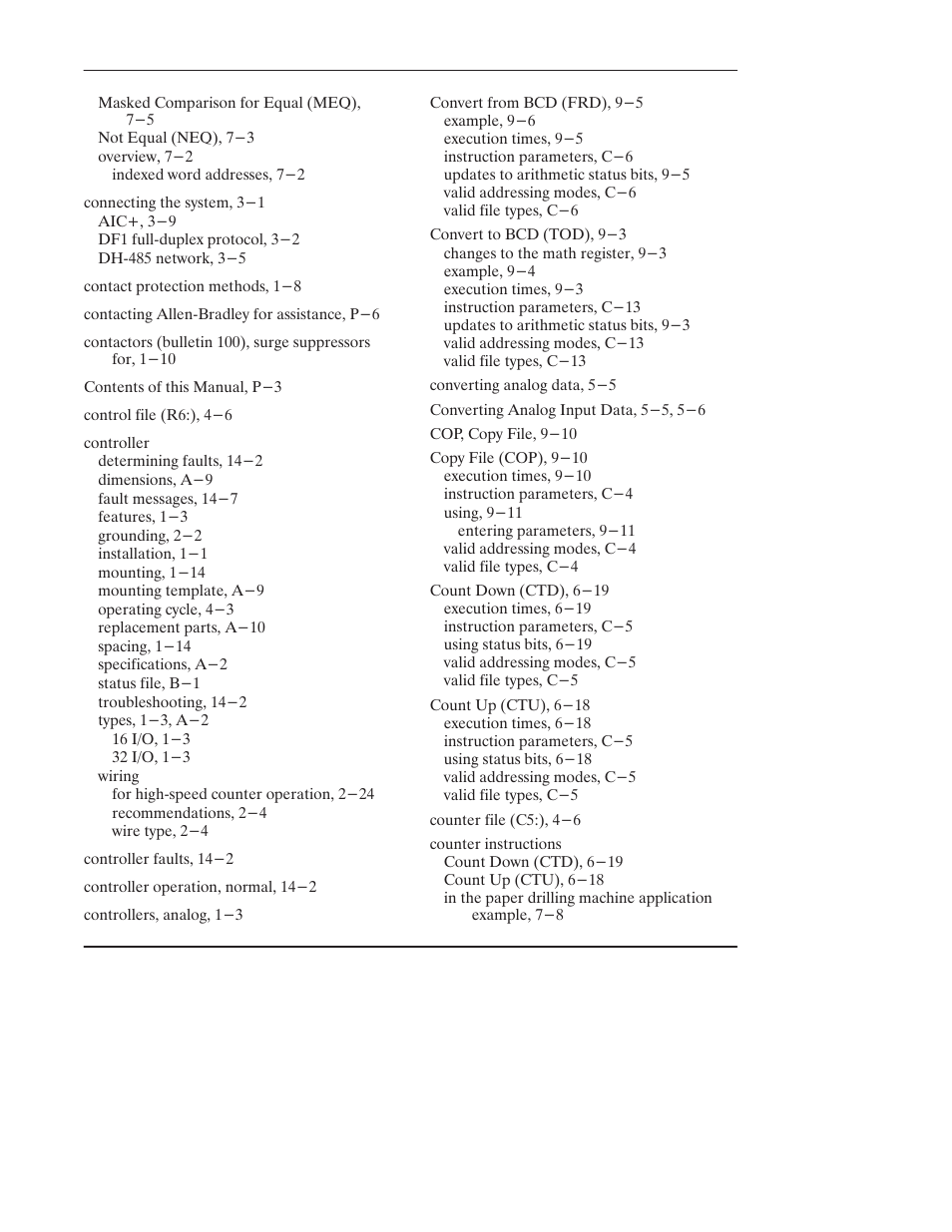 Rockwell Automation 1761 MicroLogix 1000 Programmable Controllers User Manual | Page 409 / 422