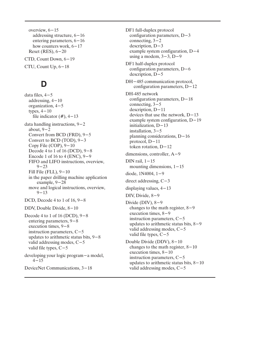 Rockwell Automation 1761 MicroLogix 1000 Programmable Controllers User Manual | Page 410 / 422