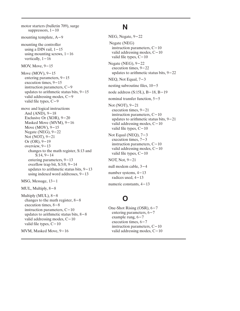 Rockwell Automation 1761 MicroLogix 1000 Programmable Controllers User Manual | Page 416 / 422