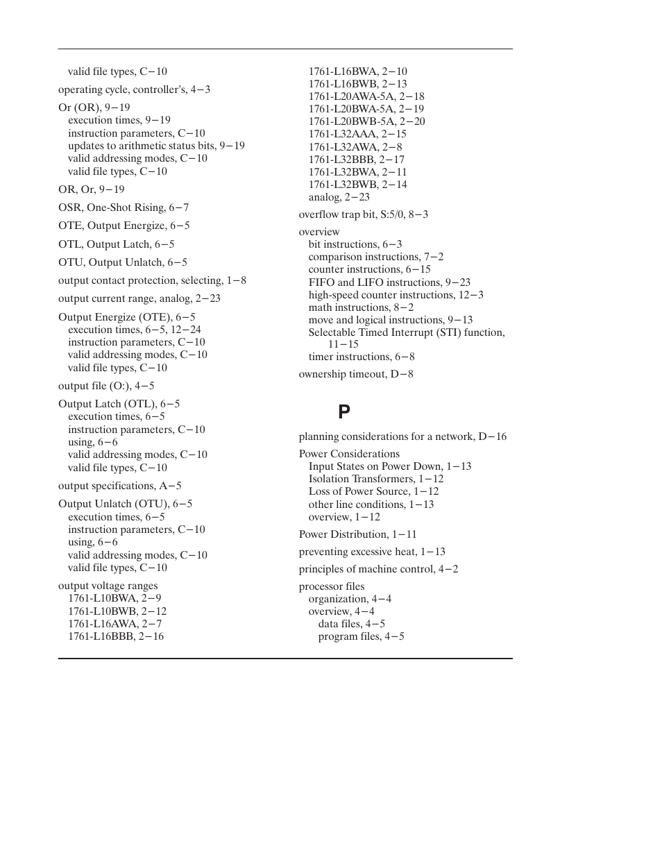 Rockwell Automation 1761 MicroLogix 1000 Programmable Controllers User Manual | Page 417 / 422