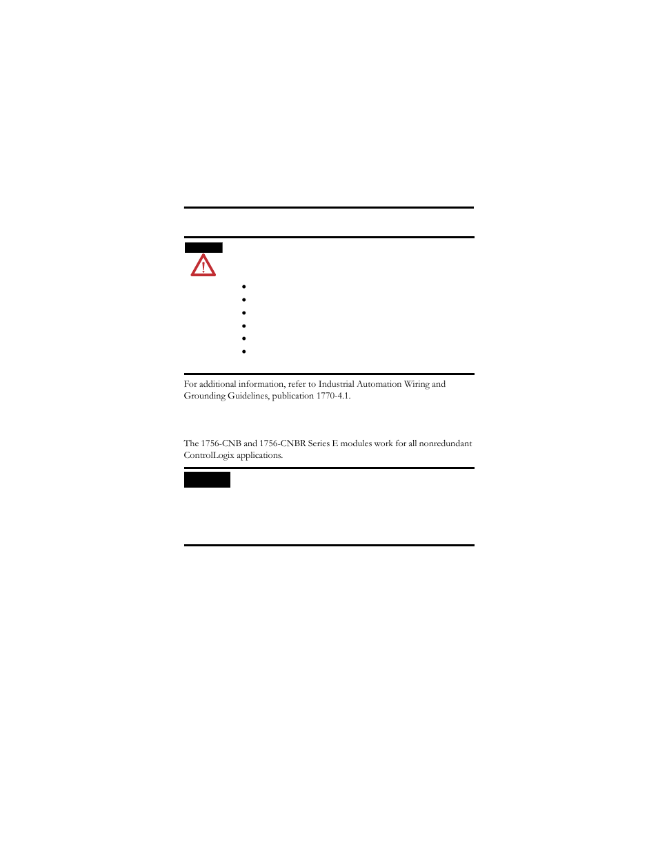 Prevent electrostatic discharge, About the 1756-cnb and 1756-cnbr series e modules | Rockwell Automation 1756-CNB ControlLogix ControlNet Bridge Module, Series E Installation Instructions User Manual | Page 6 / 36