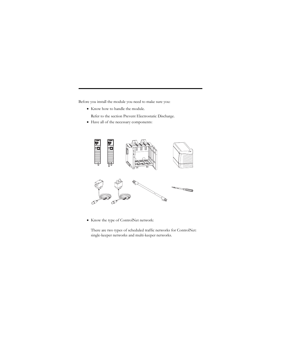 Before you begin | Rockwell Automation 1756-CNB ControlLogix ControlNet Bridge Module, Series E Installation Instructions User Manual | Page 8 / 36