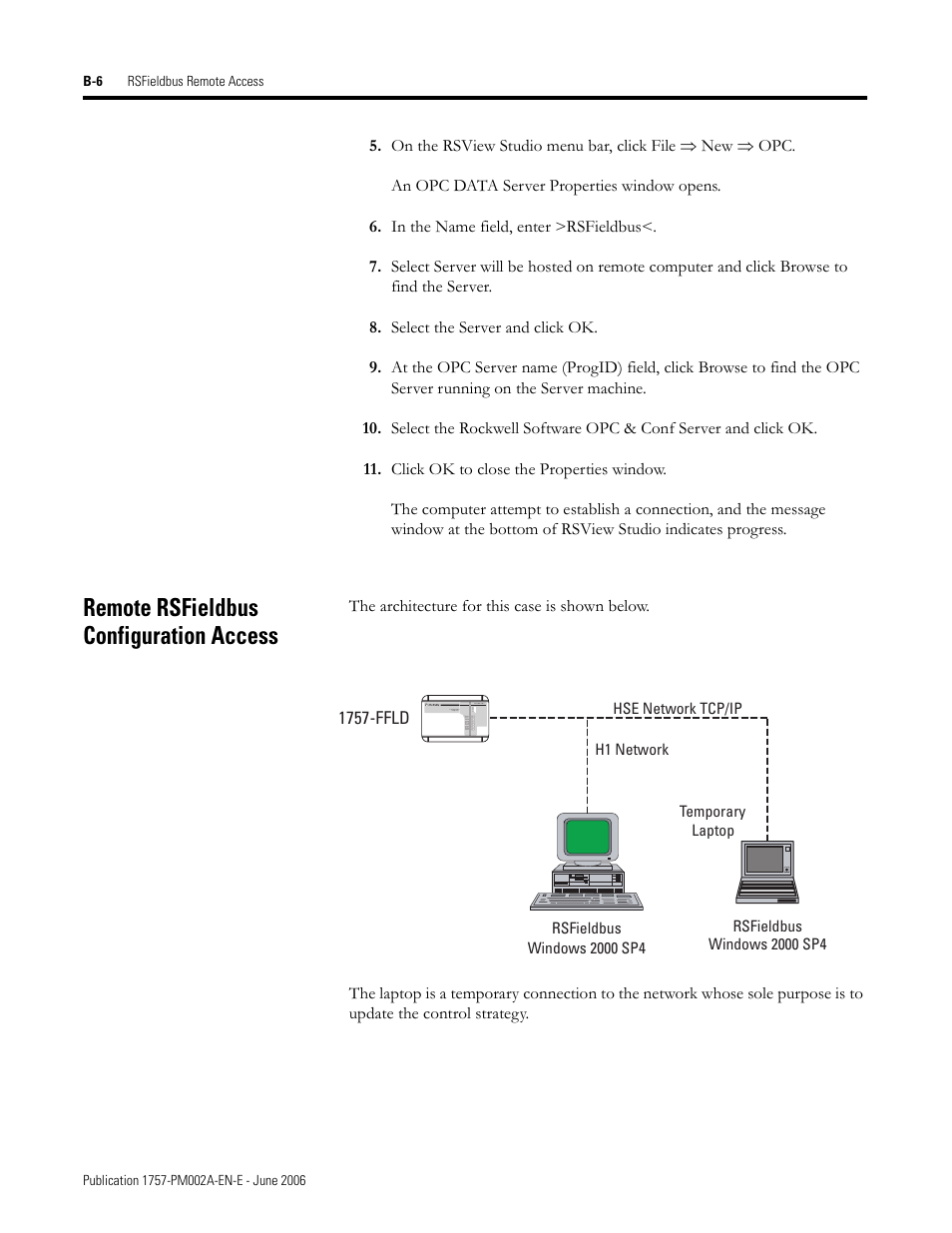 Remote rsfieldbus configuration access | Rockwell Automation 1757-FFLD Linking Device Configuration Manual User Manual | Page 126 / 150