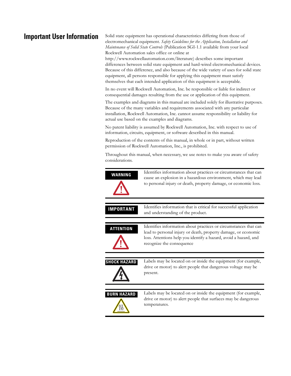 Important user information | Rockwell Automation 1757-FFLD Linking Device Configuration Manual User Manual | Page 2 / 150