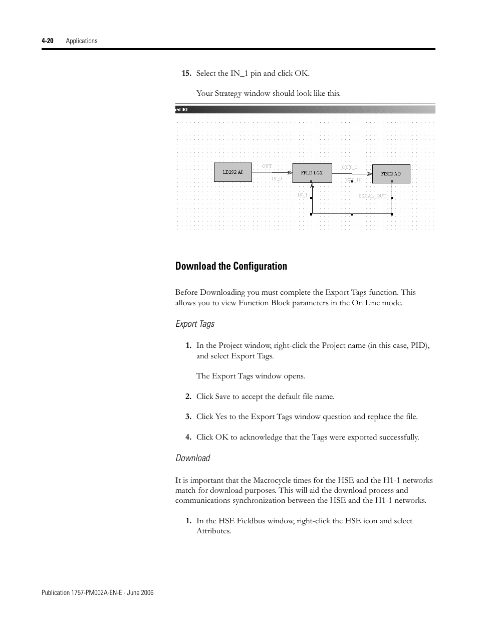 Download the configuration | Rockwell Automation 1757-FFLD Linking Device Configuration Manual User Manual | Page 74 / 150