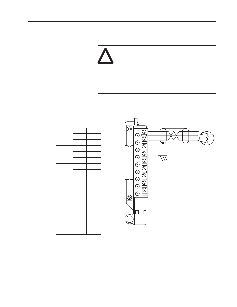 Connect wiring to the field wiring arm | Rockwell Automation 1771-IR INSTL.INSTR RTD INPUT MODULE User Manual | Page 5 / 12