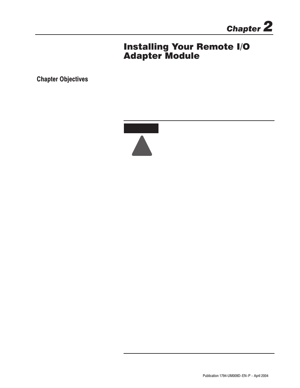 Installing your remote i/o adapter module | Rockwell Automation 1794-ASB/E Remote I/O Adapter Module User Manual User Manual | Page 19 / 72