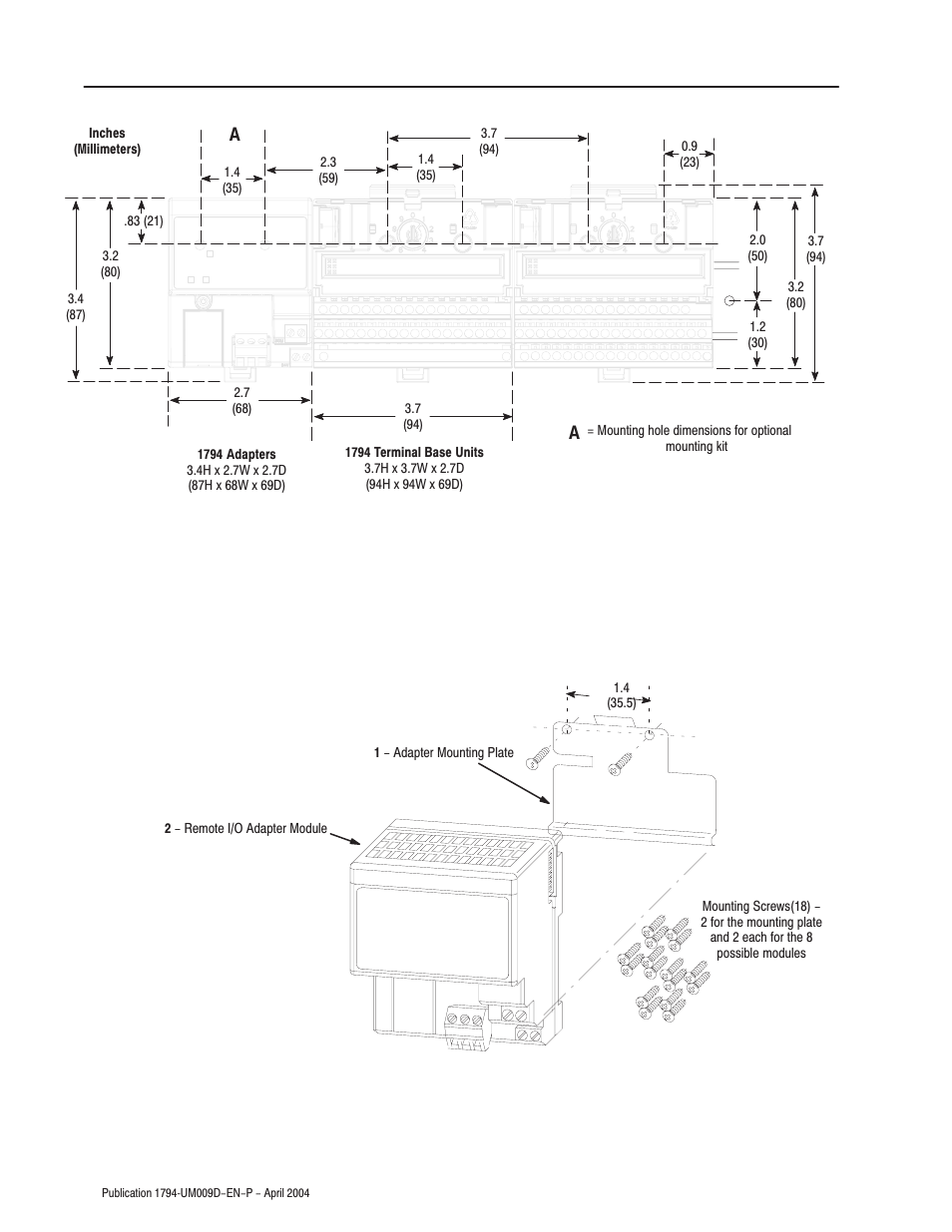 Rockwell Automation 1794-ASB/E Remote I/O Adapter Module User Manual User Manual | Page 24 / 72