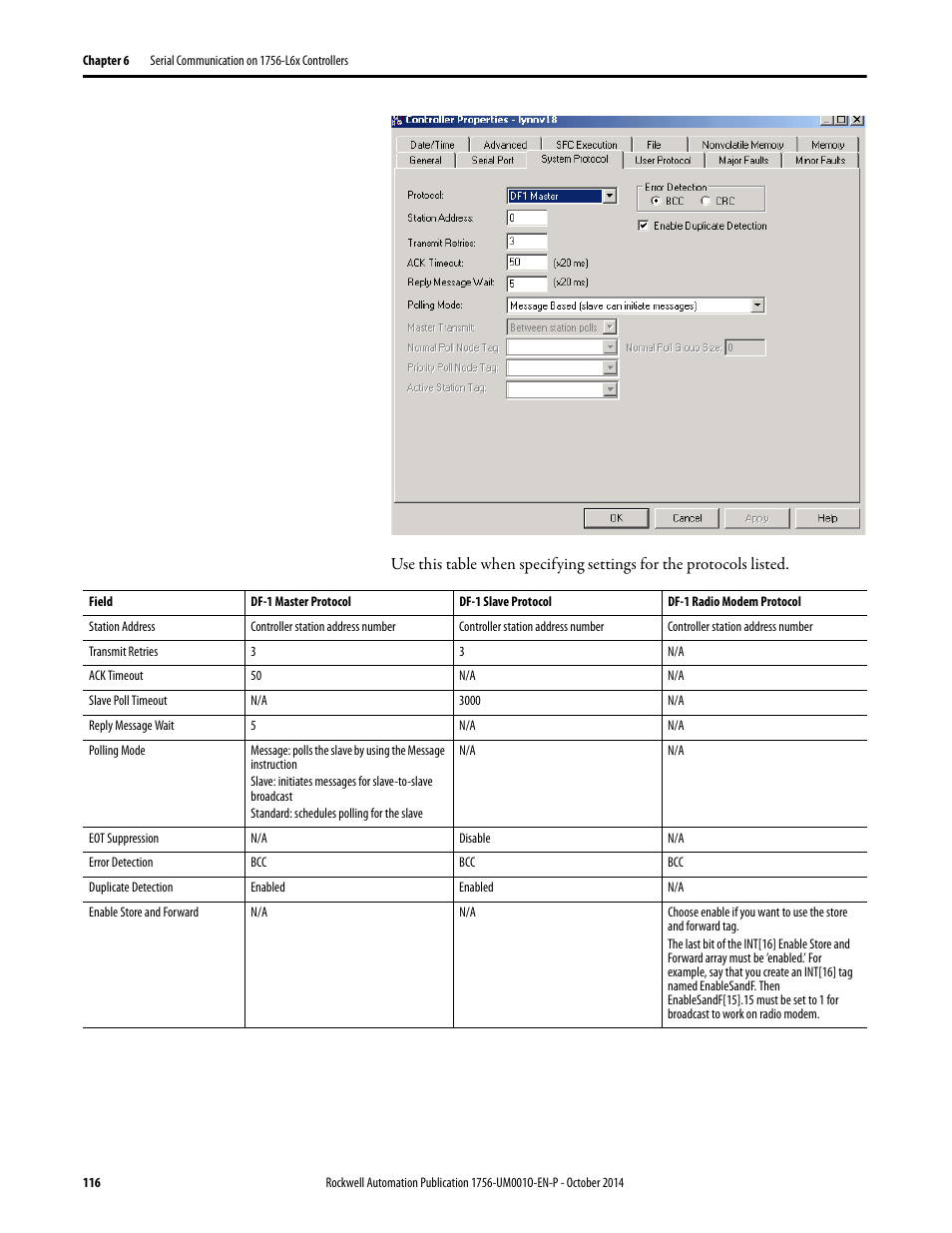 Rockwell Automation 1756-L6x_L7x ControlLogix System User Manual User Manual | Page 116 / 212