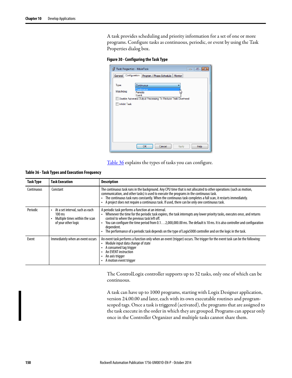 Rockwell Automation 1756-L6x_L7x ControlLogix System User Manual User Manual | Page 150 / 212