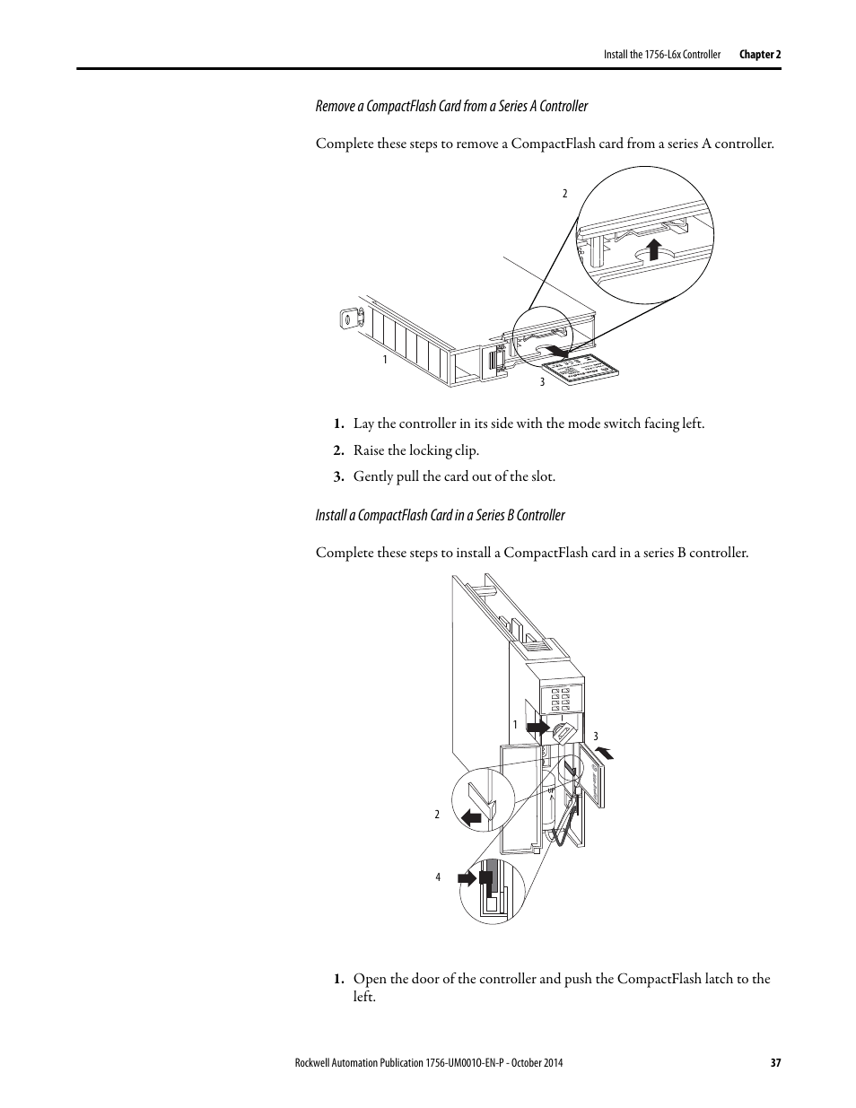 Rockwell Automation 1756-L6x_L7x ControlLogix System User Manual User Manual | Page 37 / 212