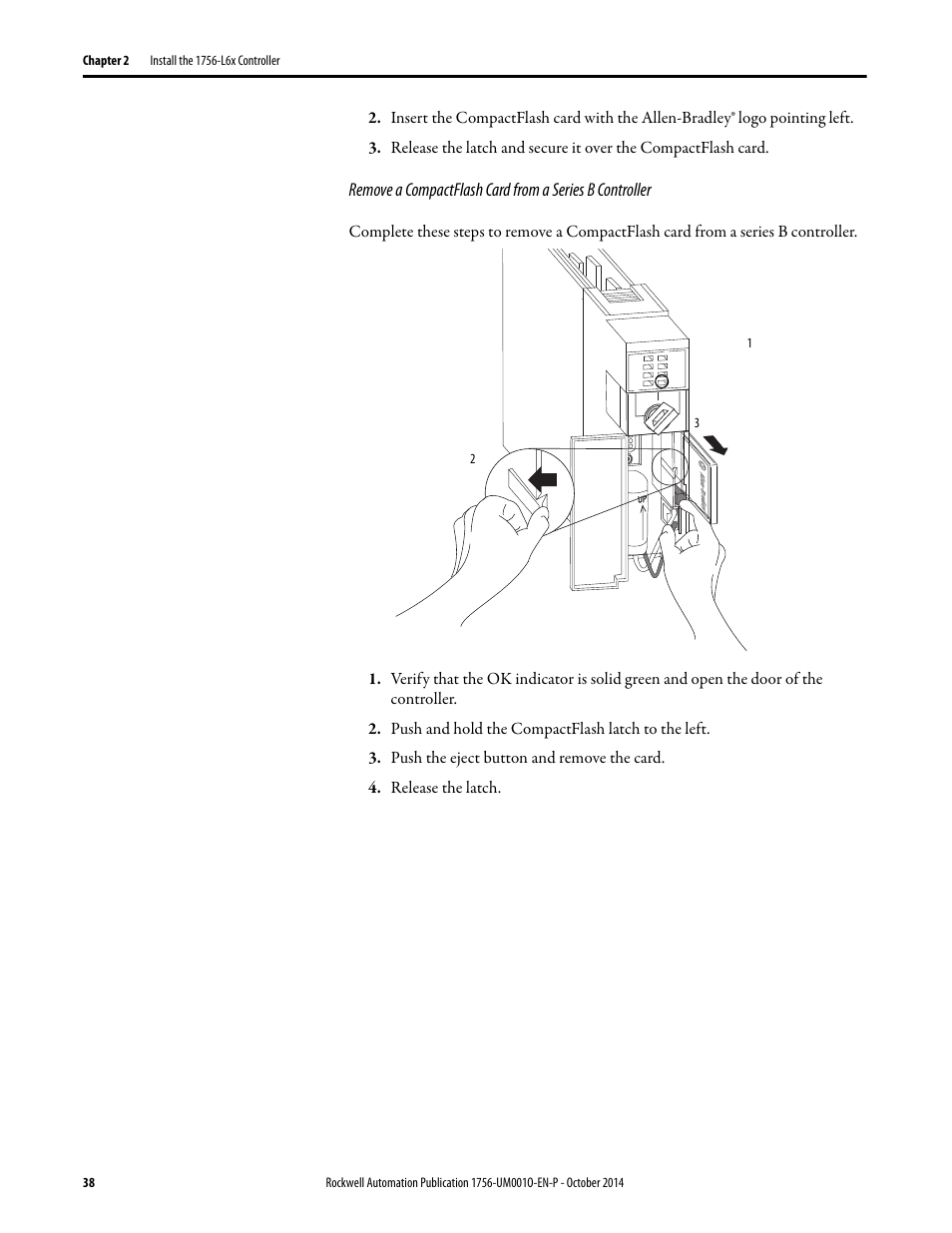 Rockwell Automation 1756-L6x_L7x ControlLogix System User Manual User Manual | Page 38 / 212